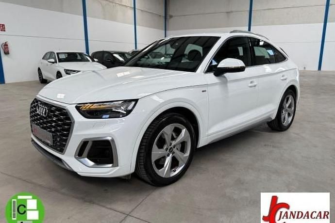 Blanco Usado 2021 Audi Q5 Sportback S-Line SUV | 38.900 € - Imagen 1/4
