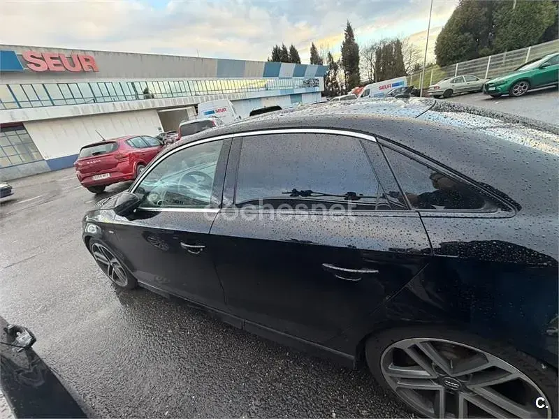 Usado Audi A3 S-Line 190 CV (139 kW) 2017 Negro Berlina