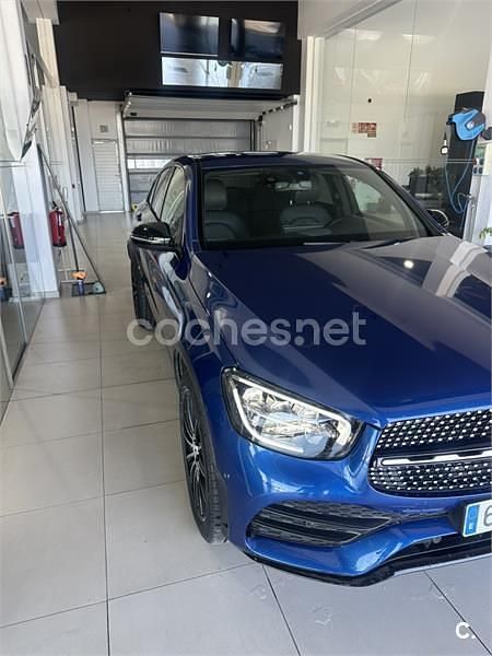 Azul Usado 2021 Mercedes GLC220 Coupe | 44.000 € (Precio justo) - Imagen 1/4