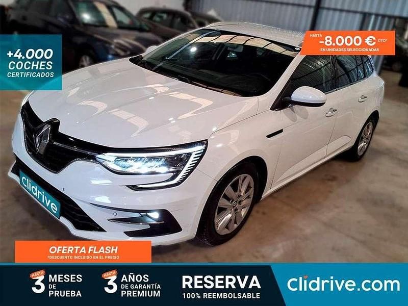 Usado Renault Mégane GrandTour Techno 116 CV (85 kW) 2022 Blanco Familiar