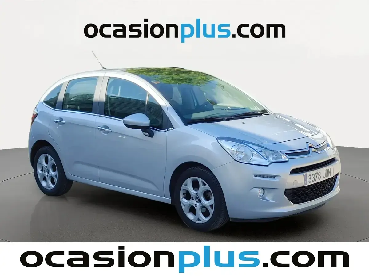 Usado Citroën C3 PureTech 82 CV (60 kW) 2015 Gris Utilitario