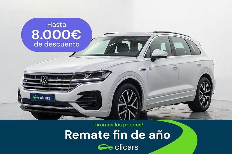 Blanco Usado 2021 VW Touareg R-line SUV | 43.290 € (Precio justo) - Imagen 1/4