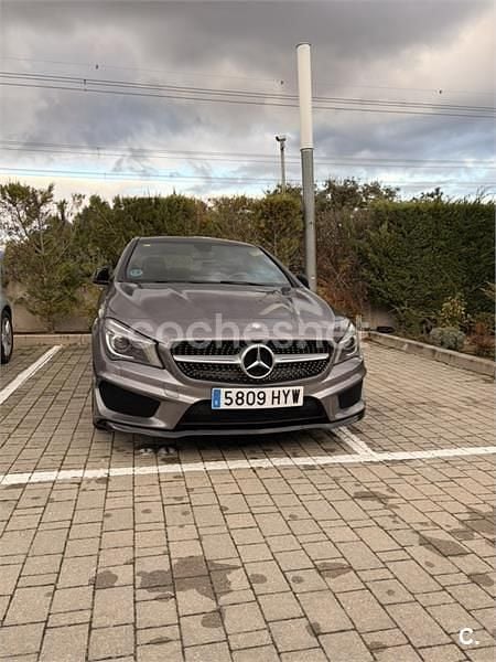 Gris / plata Usado 2014 Mercedes CLA220 AMG line Berlina | 15.900 € (Precio justo) - Imagen 1/4