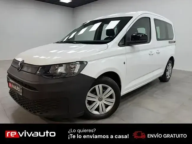Usado VW Caddy 122 CV (89 kW) 2022 Blanco Monovolumen