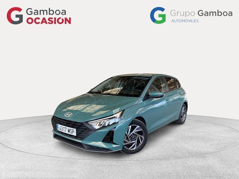Verde Usado 2024 Hyundai i20 Berlina | 17.290 € (Precio justo) - Imagen 1/4