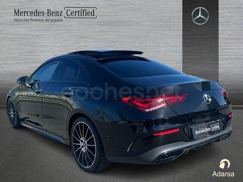 Usado Mercedes CLA200 163 CV (119 kW) 2021 Negro noche Berlina