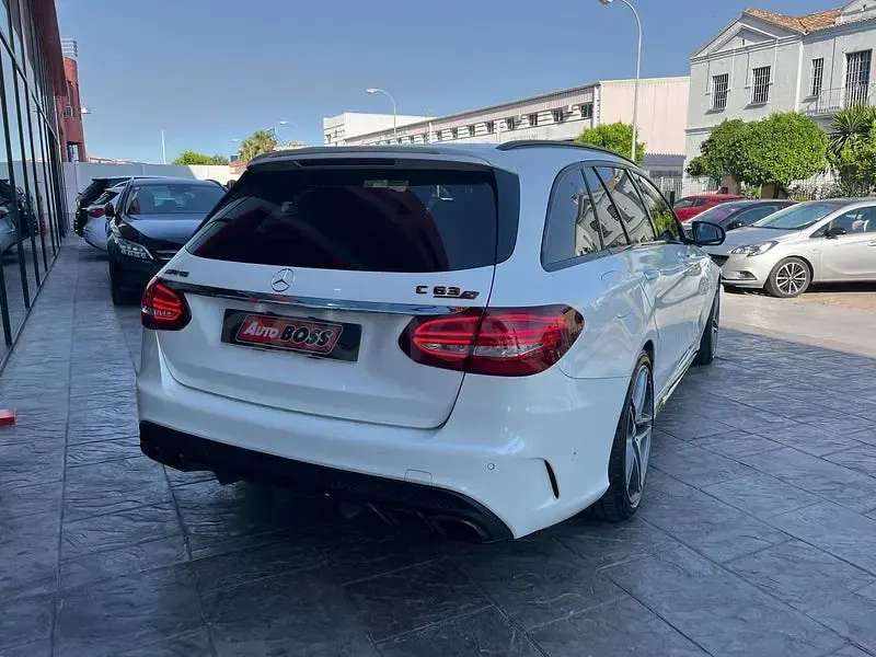 Usado Mercedes C63S AMG AMG 510 CV (375 kW) 2017 Blanco Familiar