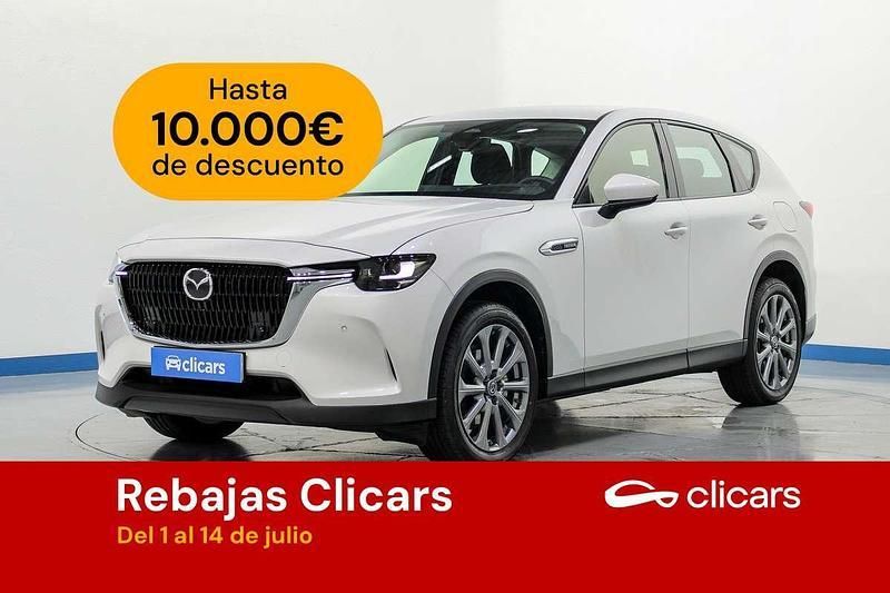 Blanco Nuevo 2025 Mazda CX-60 Exclusive-Line SUV | 41.390 € (Precio justo) - Imagen 1/3
