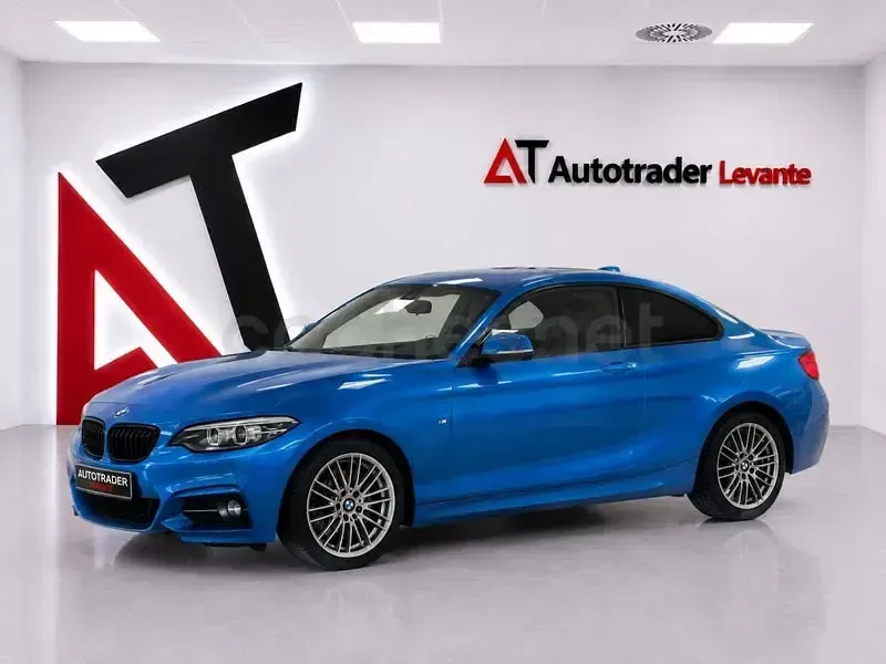 Usado BMW 218 Shadowline 150 CV (110 kW) 2018 Azul Coupe