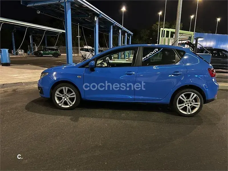 Usado Seat Ibiza Reference 80 CV (58 kW) 2009 Azul Berlina