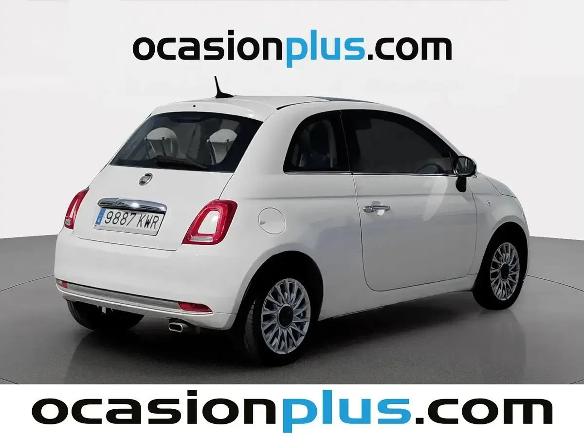 Usado Fiat 500 Lounge 69 CV (50 kW) 2019 Blanco Utilitario
