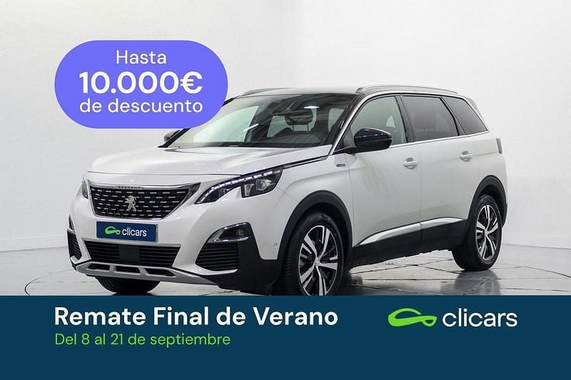 Blanco Usado 2020 Peugeot 5008 GT-line Monovolumen | 18.590 € (Precio justo) - Imagen 1/4