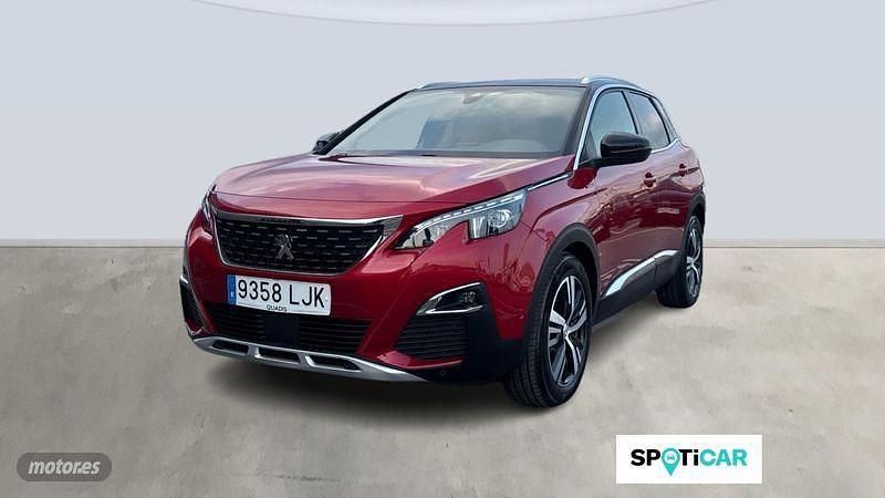 Rojo Usado 2020 Peugeot 3008 GT-line SUV | 20.900 € (Caro) - Imagen 1/4