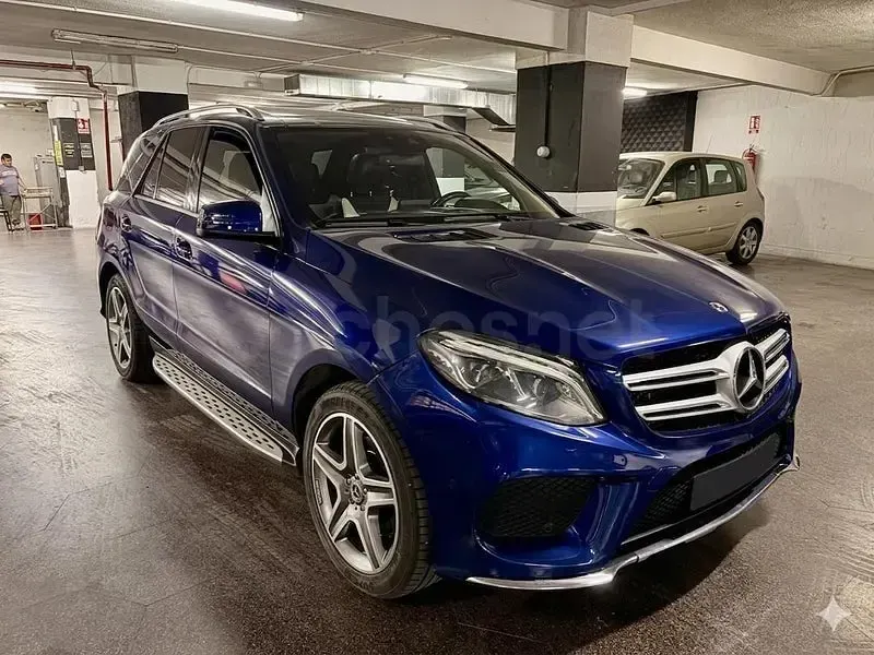 Usado Mercedes GLE250 204 CV (150 kW) 2018 Azul SUV