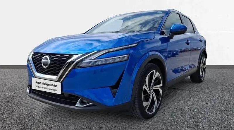 Usado Nissan Qashqai Tekna+ 158 CV (116 kW) 2022 Magnetic blue con techo midnig SUV