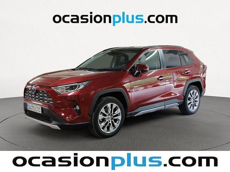 Rojo Usado 2021 Toyota RAV4 Luxury SUV | 36.355 € (Caro) - Imagen 1/4