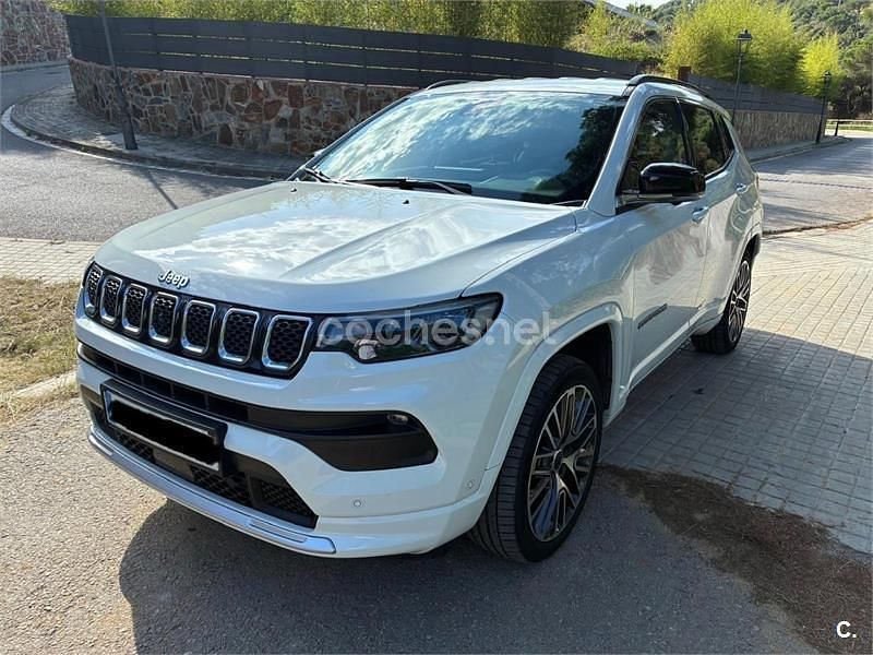 Blanco Usado 2021 Jeep Compass Limited SUV | 24.700 € (Caro) - Imagen 1/4