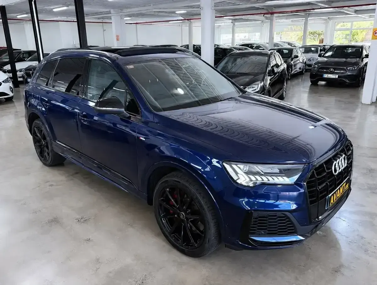 Usado Audi Q7 S-line plus 462 CV (339 kW) 2021 Azul SUV