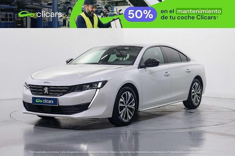 Usado Peugeot 508 Allure 131 CV (96 kW) 2021 Negro Berlina