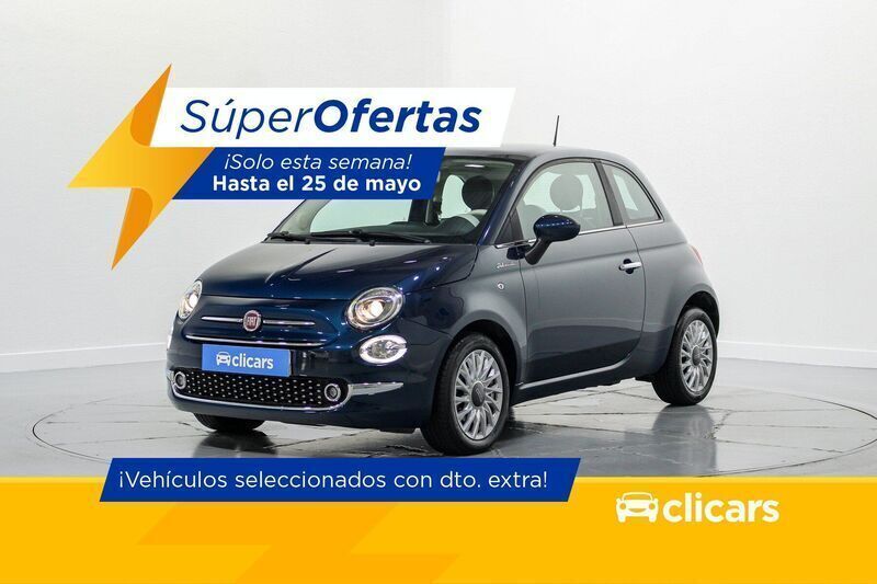 Azul Usado 2022 Fiat 500 Dolcevita Berlina | 10.490 € (Precio justo) - Imagen 1/4