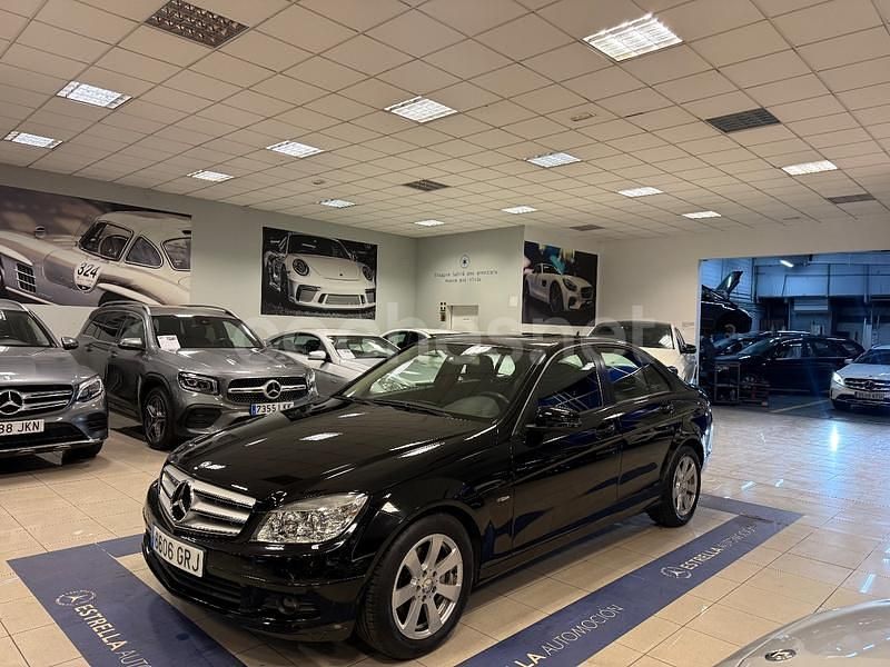 Negro Usado 2009 Mercedes C180 Berlina | 12.900 € (Caro) - Imagen 1/4