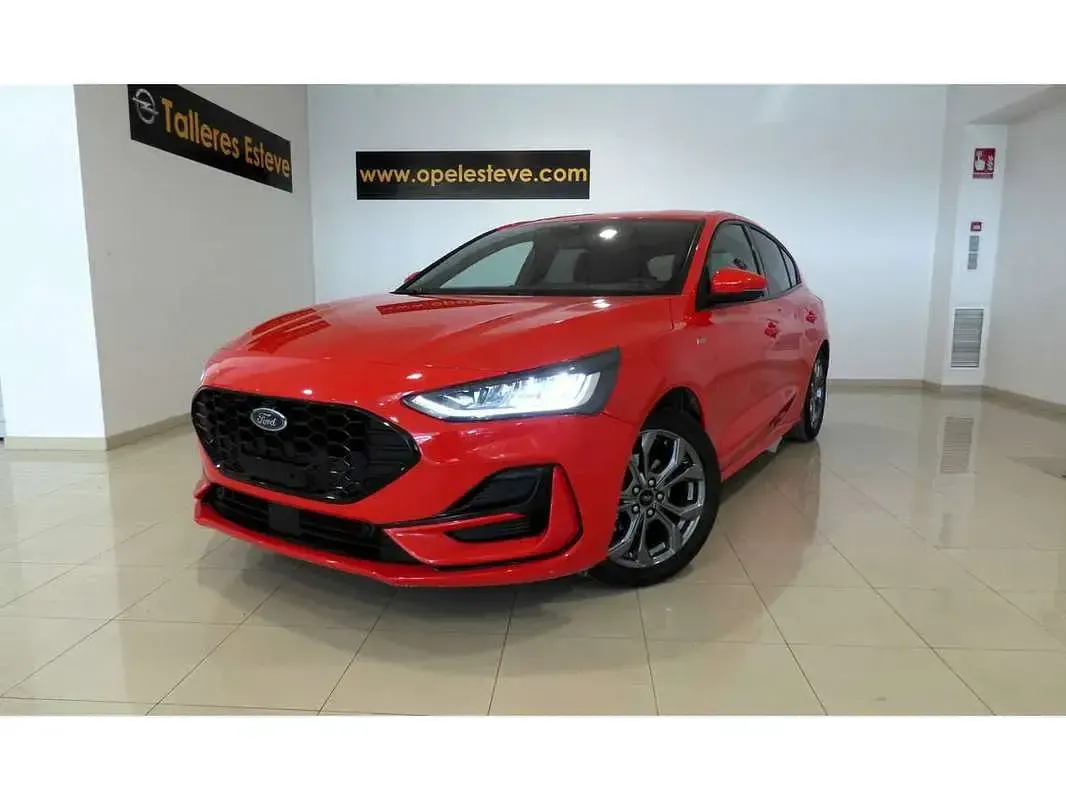 Brugt Ford Focus Active X 155 HK (114 kW) 2024 Rød Hatchback