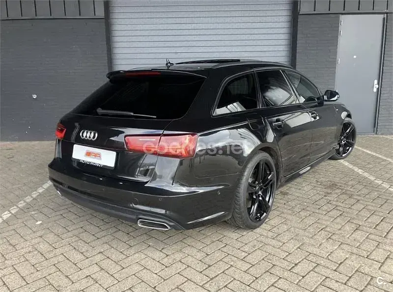 Usado Audi A6 S-Line 272 CV (200 kW) 2016 Negro Familiar