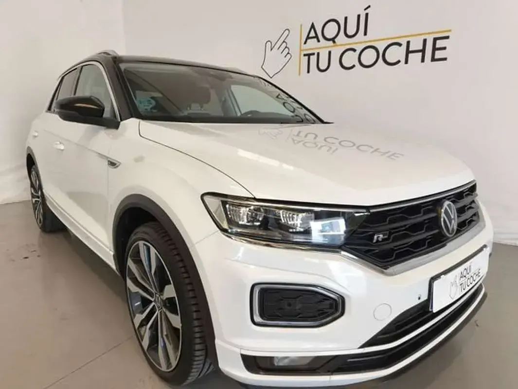 Usado VW T-Roc R-line 150 CV (110 kW) 2022 Blanco SUV