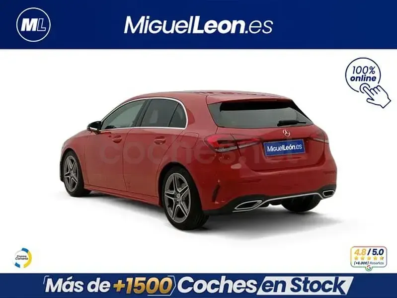 Usado Mercedes A180 116 CV (85 kW) 2019 Rojo Berlina