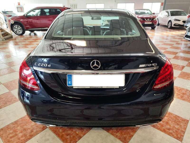 Usado Mercedes C220 170 CV (125 kW) 2017 Azul Berlina