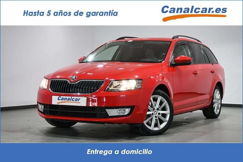 Rojo Usado 2015 Skoda Octavia Style Familiar | 11.951 € (Buen precio) - Imagen 1/4
