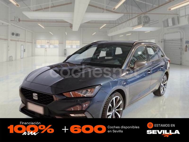 Gris / plata Usado 2021 Seat Leon FR Familiar | 16.450 € (Buen precio) - Imagen 1/4