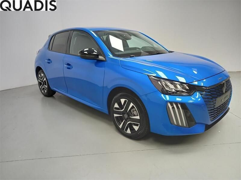 Usado Peugeot 208 Allure 101 CV (74 kW) 2024 Azul Utilitario