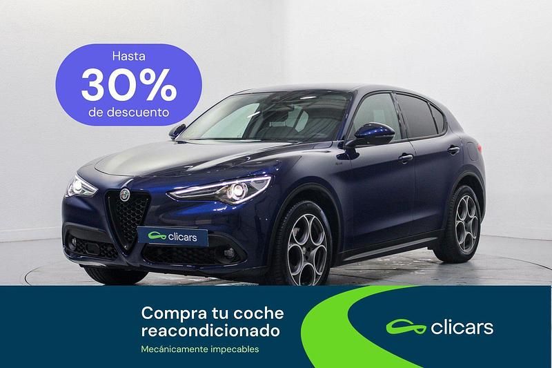 Usado Alfa Romeo Stelvio Sprint 190 CV (139 kW) 2021 Azul SUV