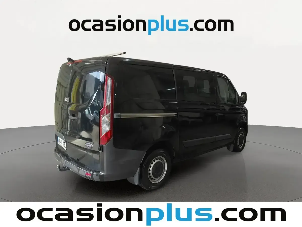 Usado Ford Transit Custom Ambiente 125 CV (91 kW) 2017 Negro Berlina