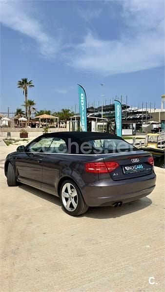 Negro Usado 2009 Audi A3 Cabriolet Attraction Descapotable | 8250 € (Precio justo) - Imagen 1/1