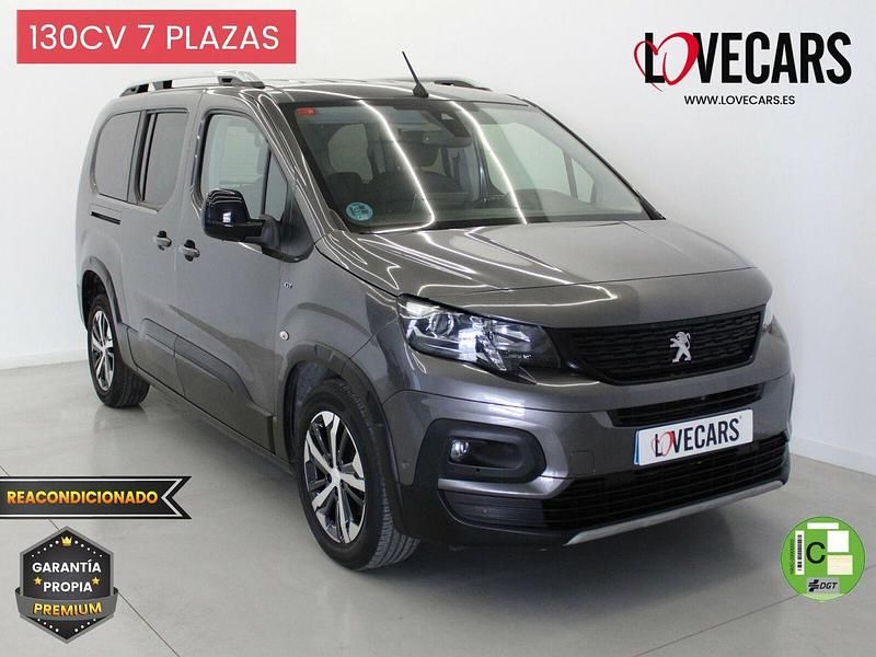 Gris Usado 2021 Peugeot Rifter GT Monovolumen | 18.900 € (Un poco caro) - Imagen 1/3