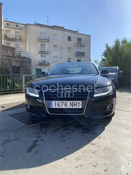 Usado Audi A5 160 CV (117 kW) 2009 Negro Coupe