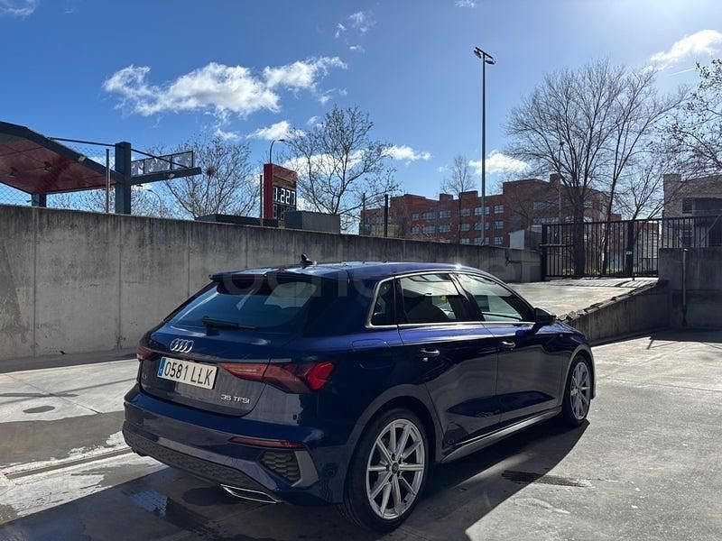 Usado Audi A3 S-Line 150 CV (110 kW) 2020 Azul Berlina