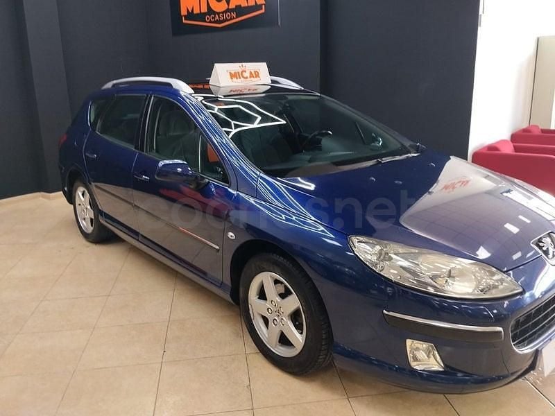 Usado Peugeot 407 136 CV (100 kW) 2006 Azul Familiar