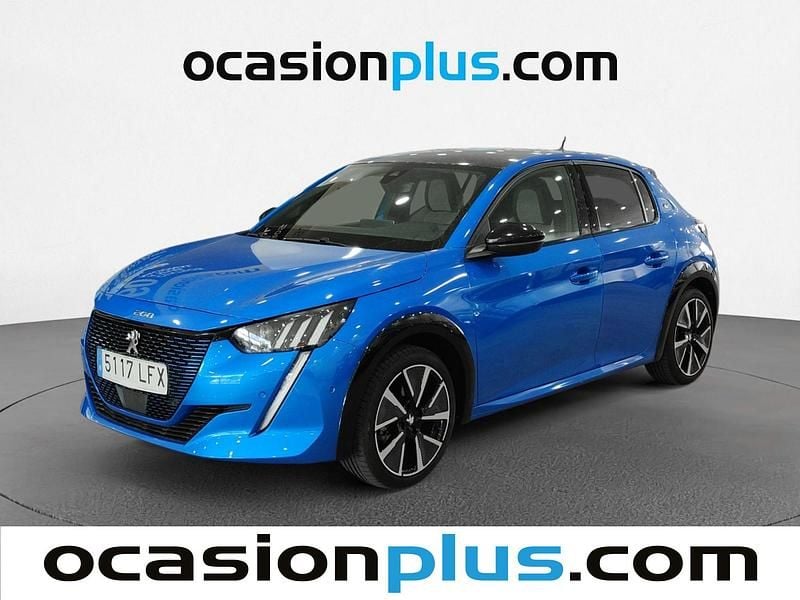 Azul Usado 2020 Peugeot e-208 GTi Utilitario | 18.082 € (Precio justo) - Imagen 1/4