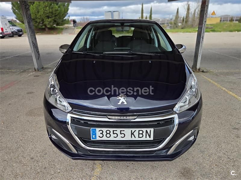 Usado Peugeot 208 Style 82 CV (60 kW) 2017 Azul Utilitario