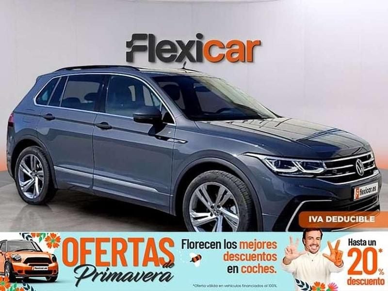 Usado VW Tiguan R-line 150 CV (110 kW) 2021 Gris SUV