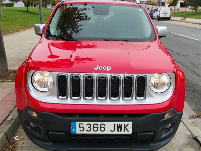 Rojo Usado 2017 Jeep Renegade Limited SUV | 14.000 € (Precio justo) - Imagen 1/4