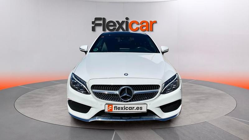 Usado Mercedes C220 AMG line 170 CV (125 kW) 2015 Blanco Coupe