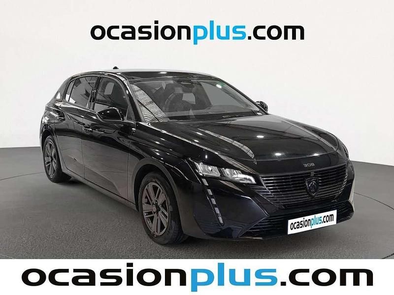 Usado Peugeot 308 Active 131 CV (96 kW) 2024 Negro Utilitario