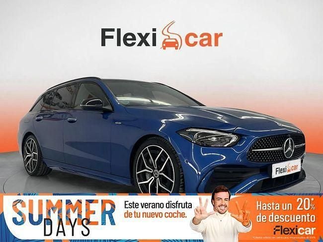 Azul Usado 2022 Mercedes C300e Familiar | 41.990 € (Precio justo) - Imagen 1/4