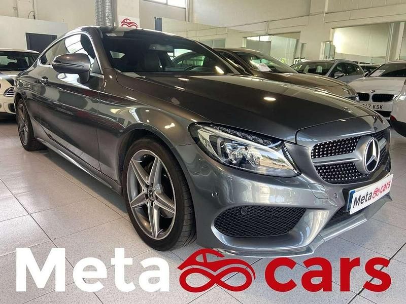 Gris Usado 2018 Mercedes C200 Coupe | 27.990 € (Precio justo) - Imagen 1/4