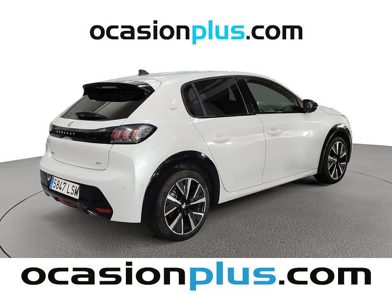 Usado Peugeot 208 GT 100 CV (73 kW) 2021 Blanco Utilitario
