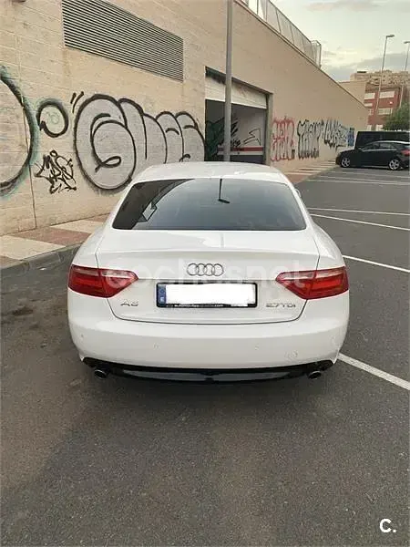 Usado Audi A5 190 CV (139 kW) 2009 Blanco Coupe